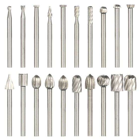 cnc rotary burrs set tools file milling