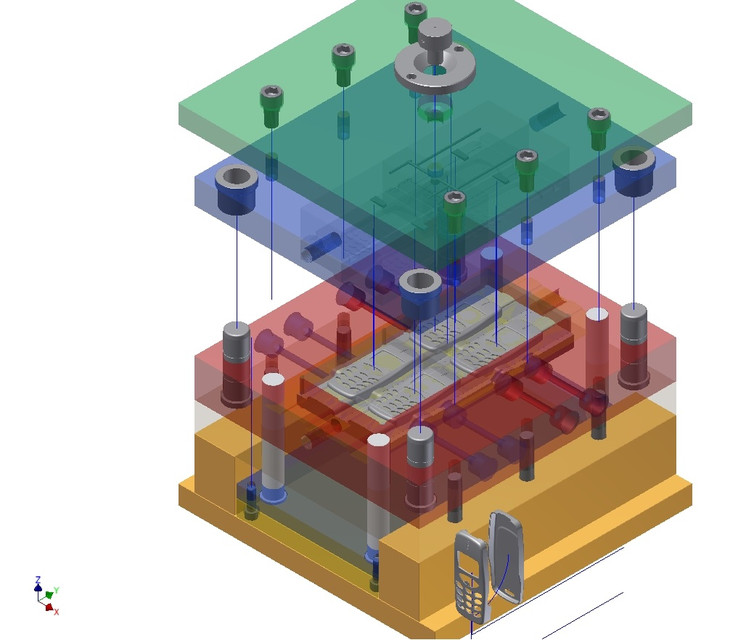 mobile phone 3D CAD models