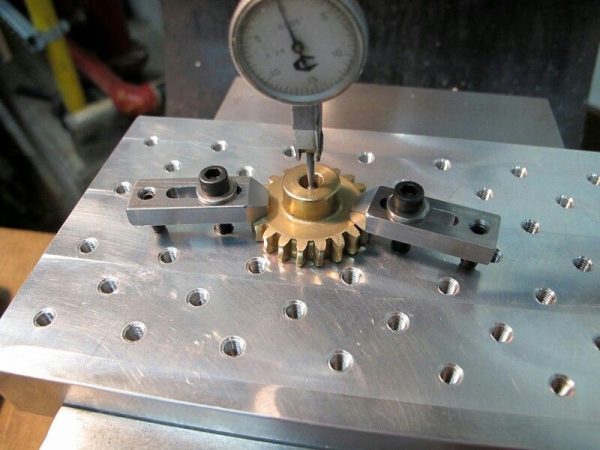 Fixture plates on CNC machine