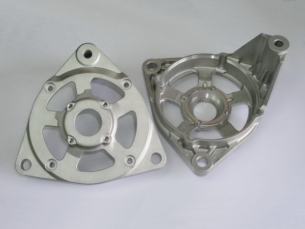 Aluminum die casting automotive alternator drive end brackets