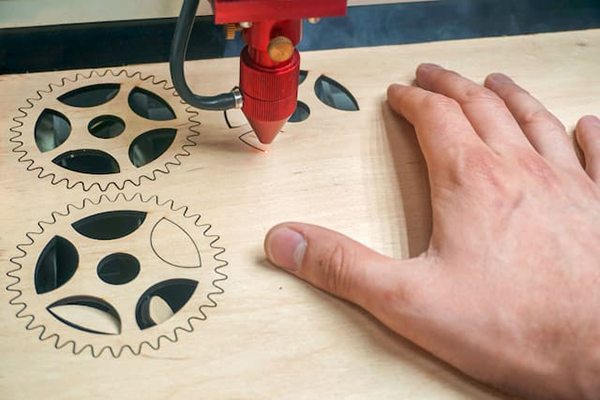 Laser cutting wood